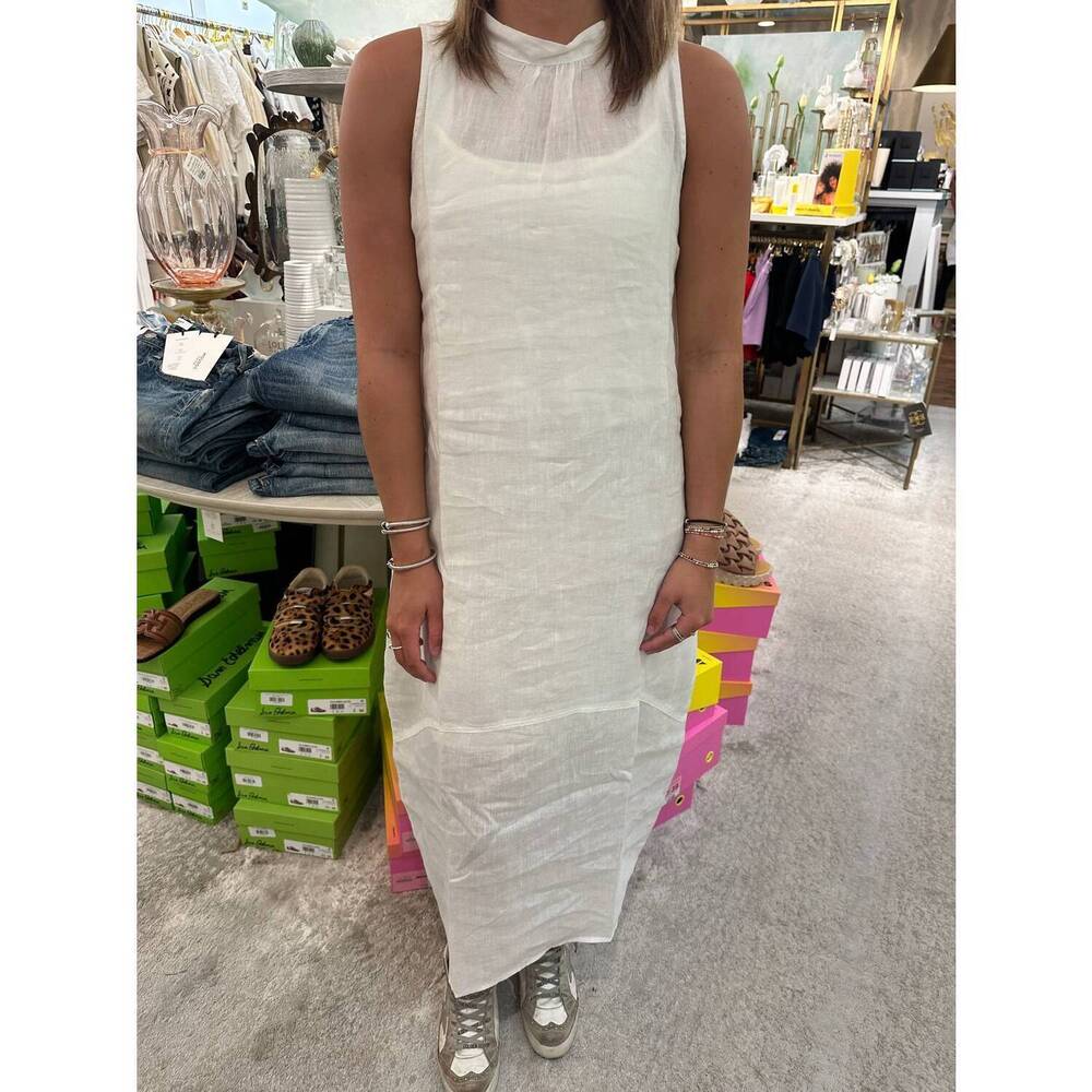 NEW STARKX vanessa midi dress in natural